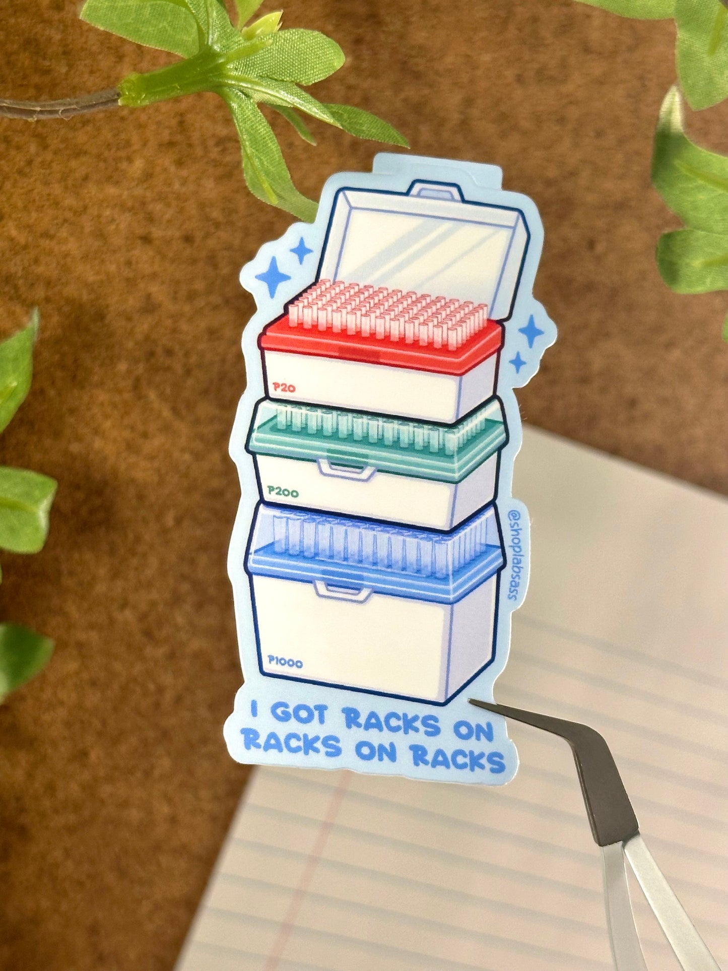 Racks on Racks Vinyl Sticker
