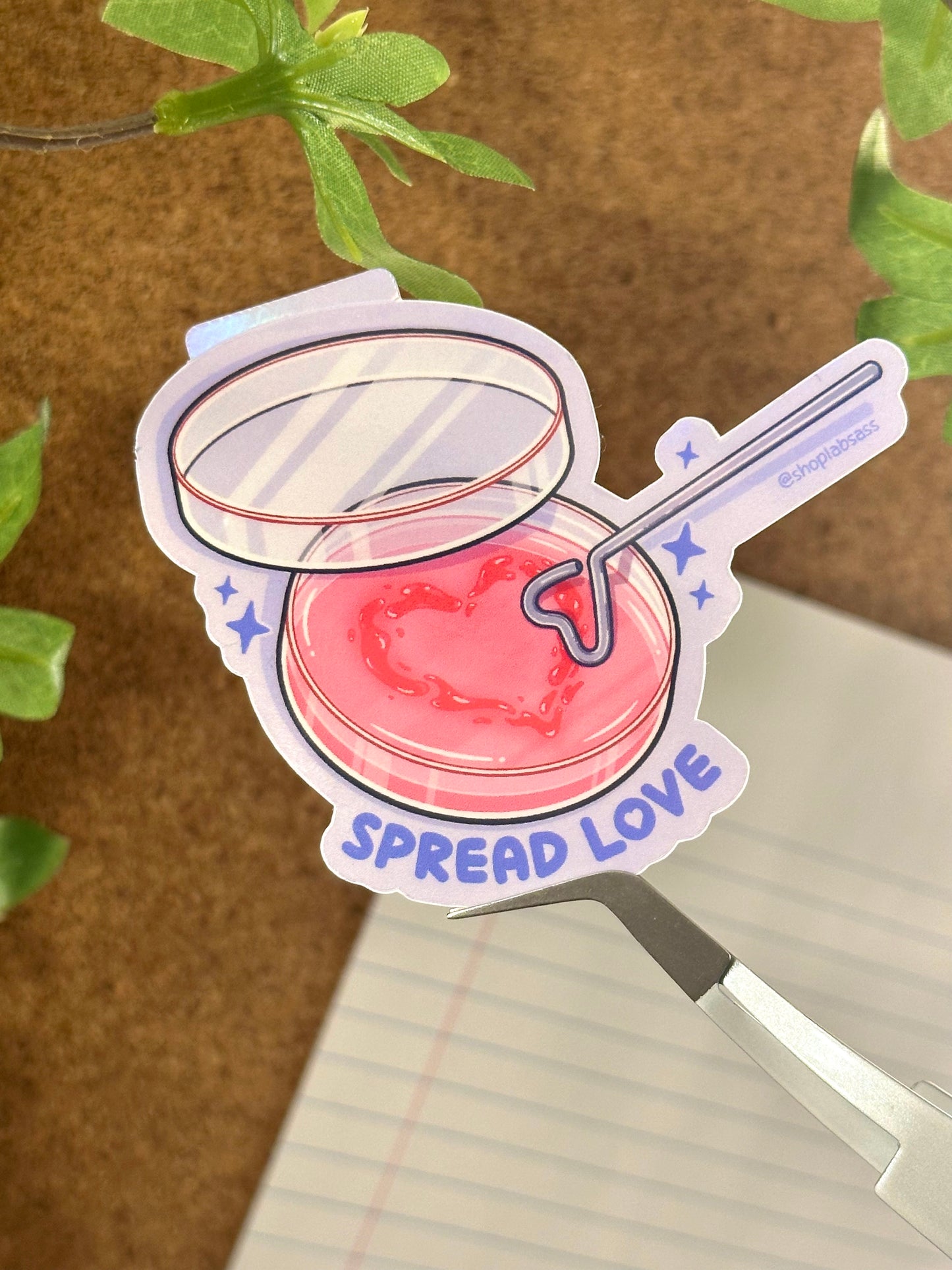 Spread Love Vinyl Sticker