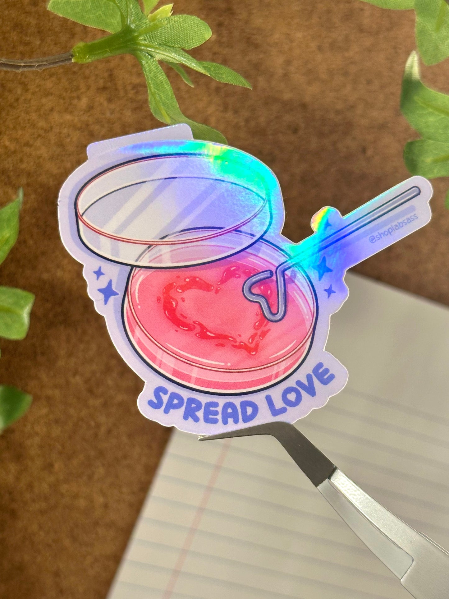 Spread Love Vinyl Sticker