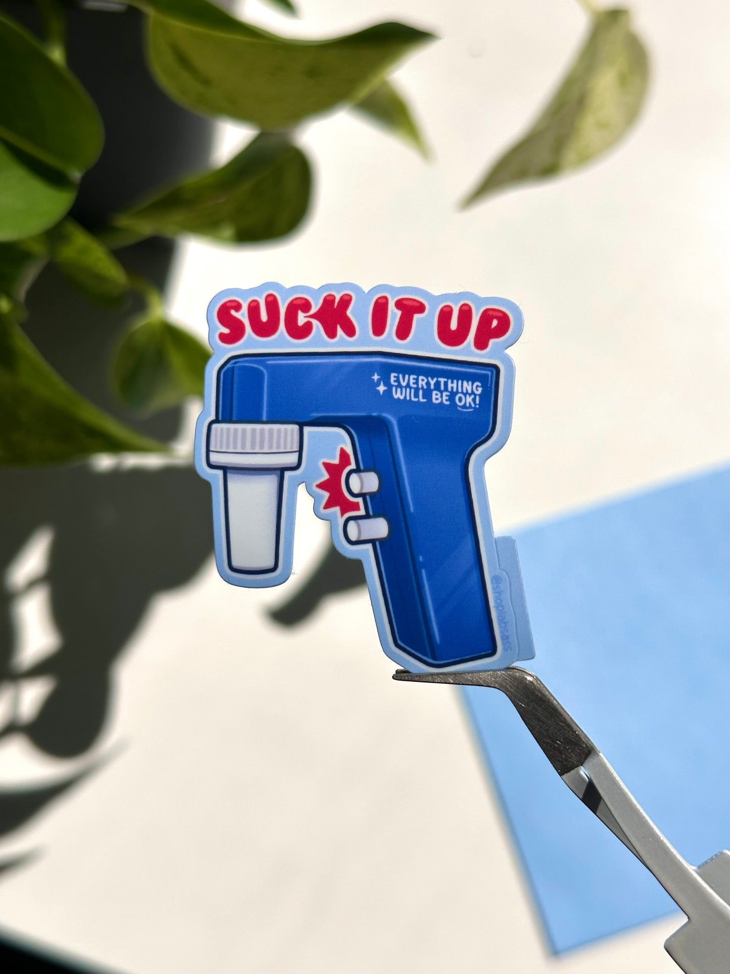 Suck It Up Serological Pipette Vinyl Sticker