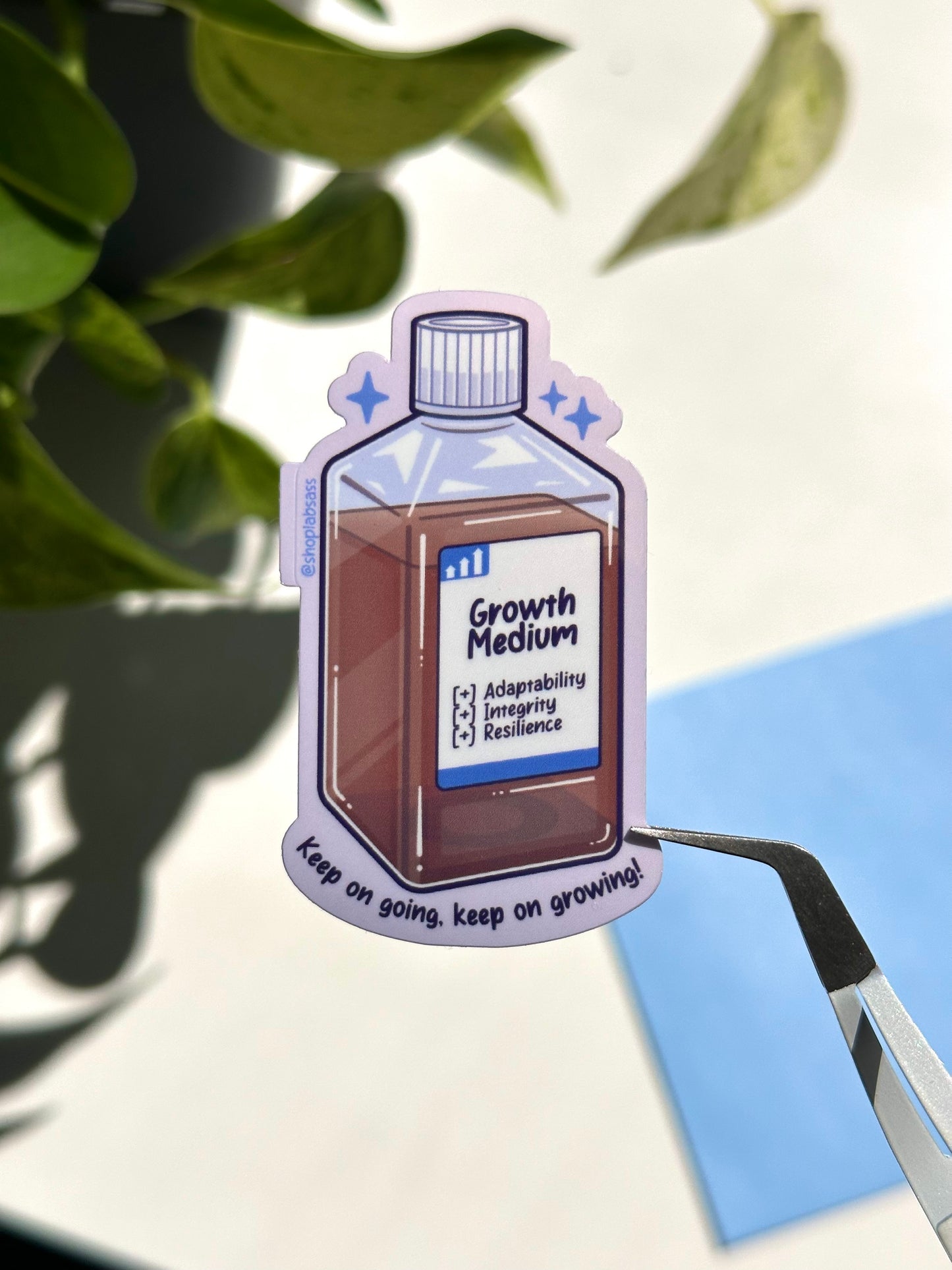 Growth Medium Vinyl Sticker