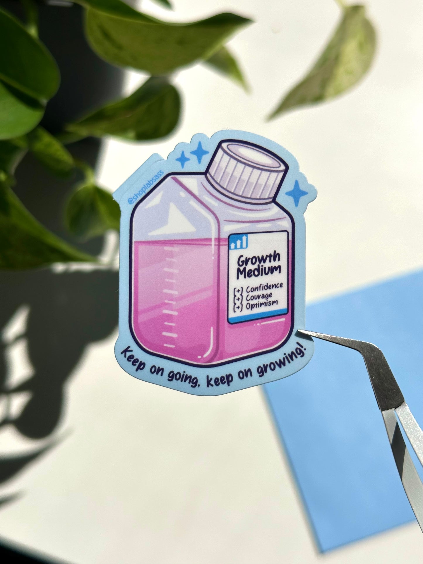 Growth Medium Vinyl Sticker