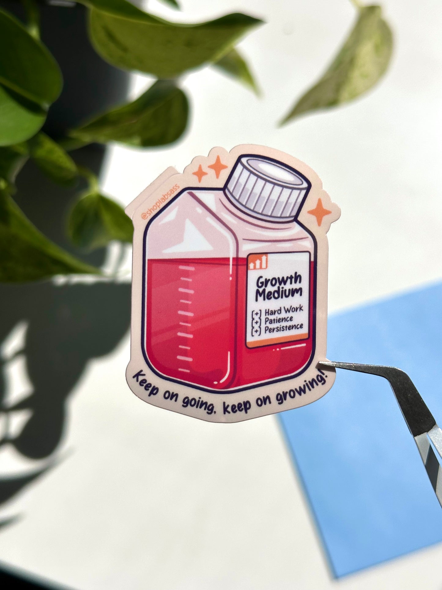 Growth Medium Vinyl Sticker
