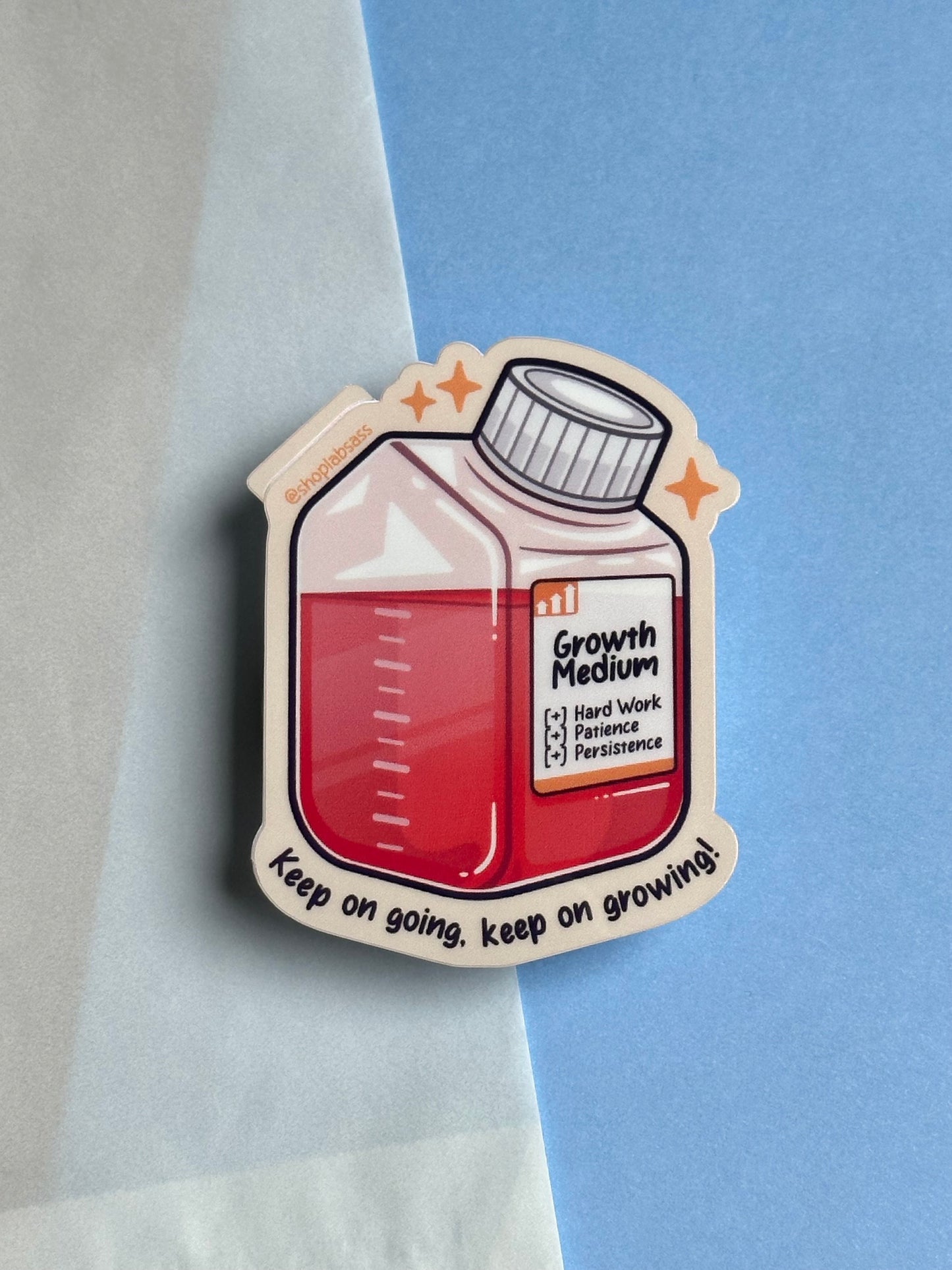 Growth Medium Vinyl Sticker