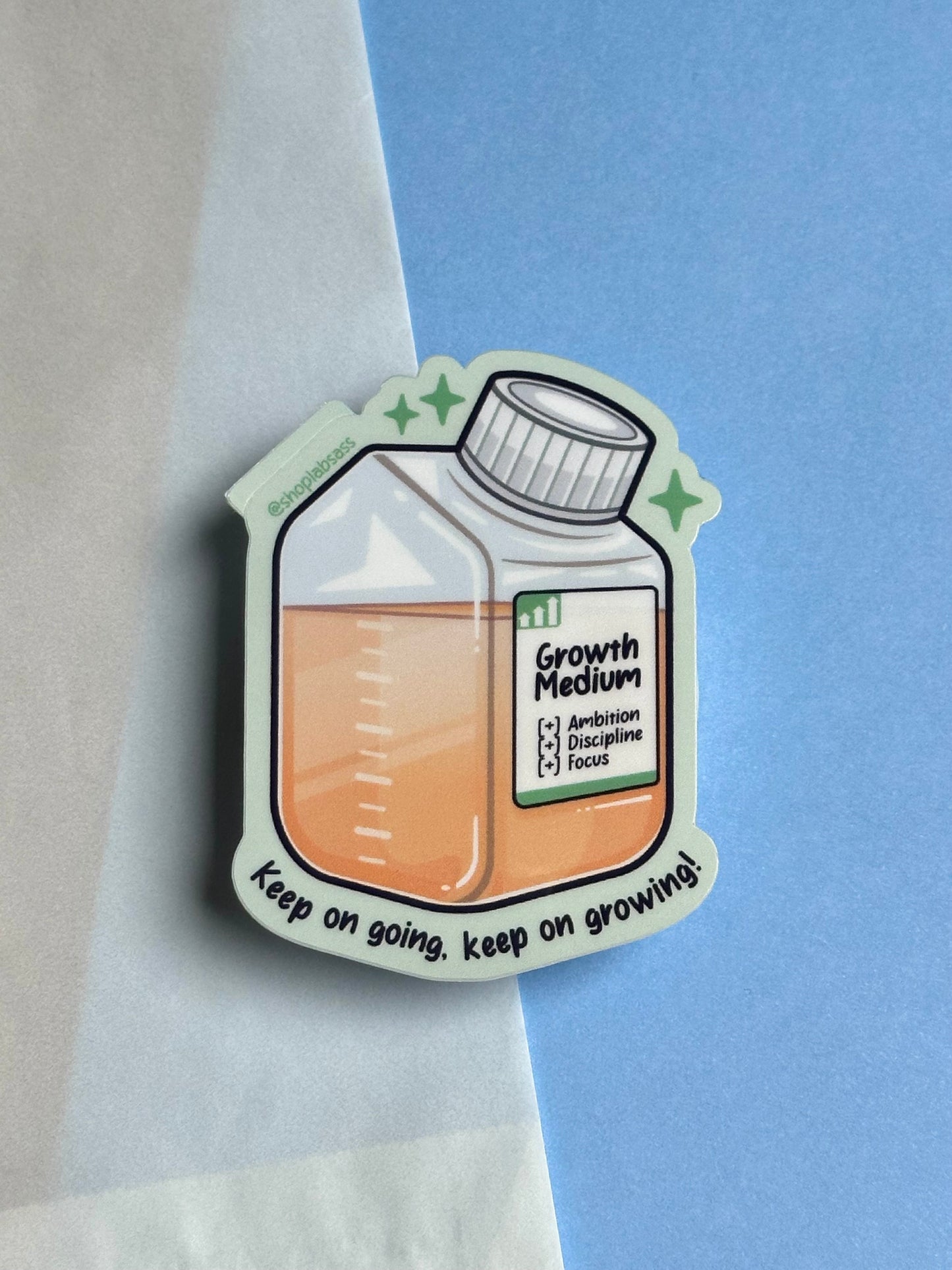 Growth Medium Vinyl Sticker