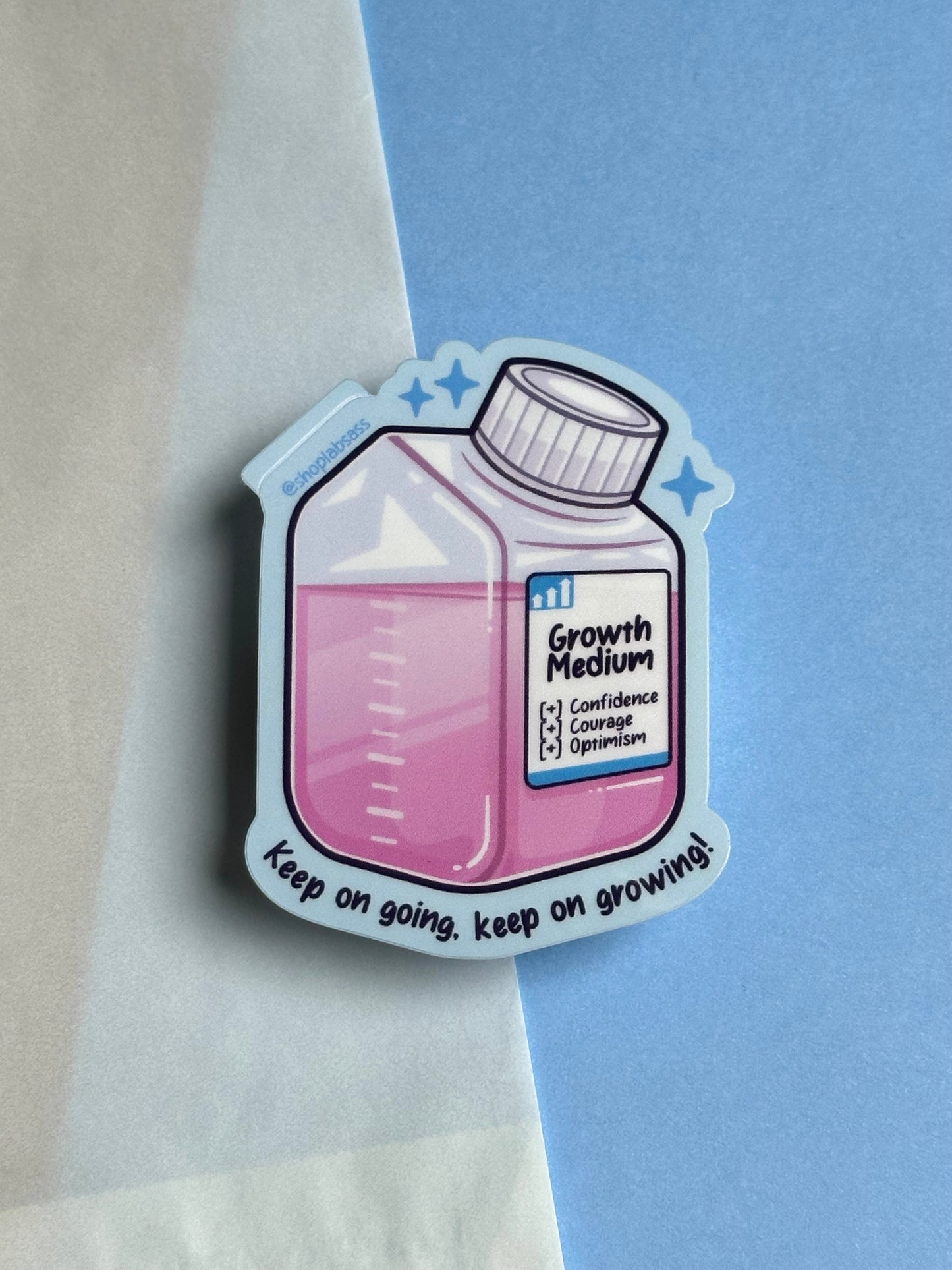 Growth Medium Vinyl Sticker