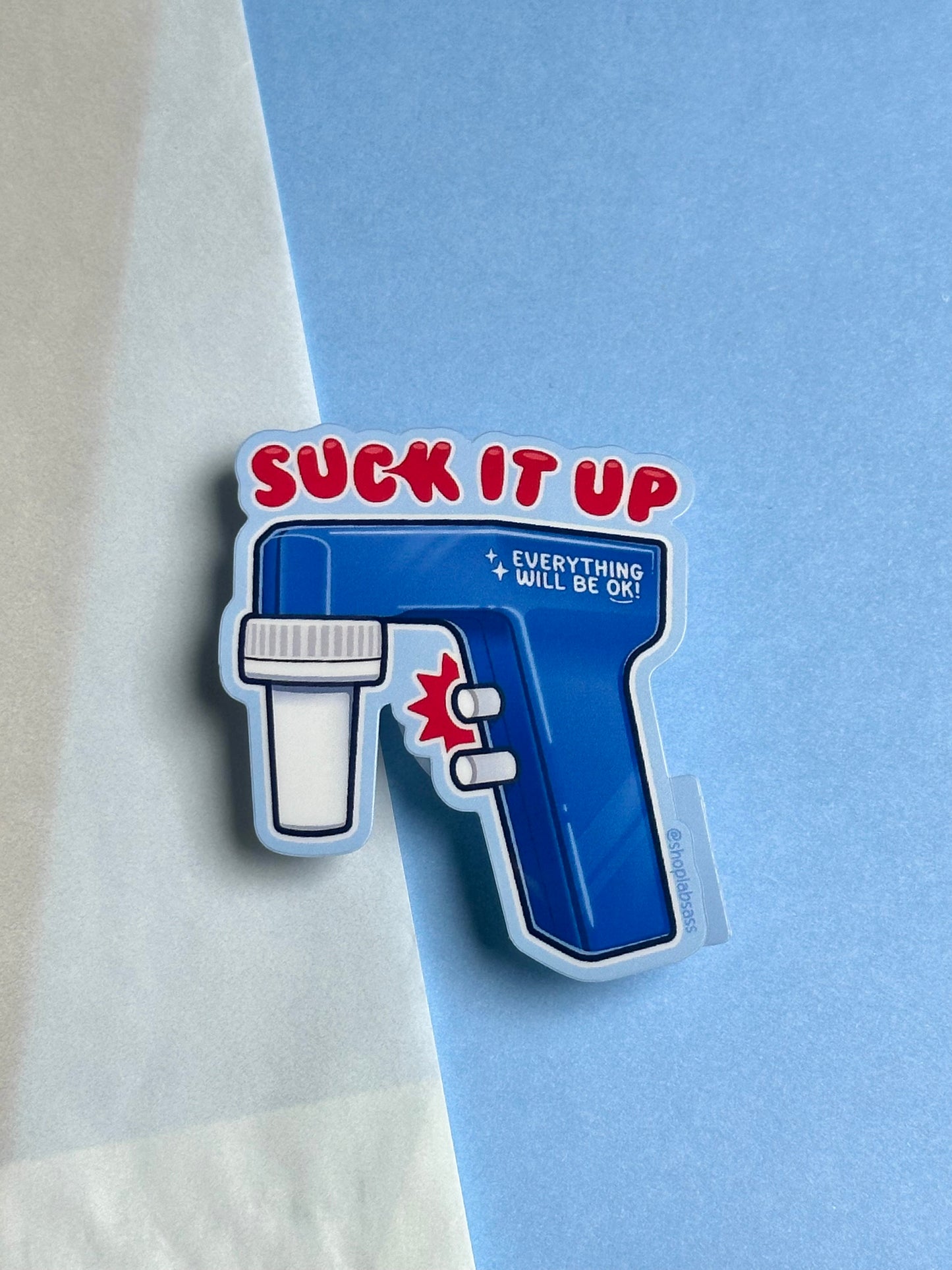 Suck It Up Serological Pipette Vinyl Sticker
