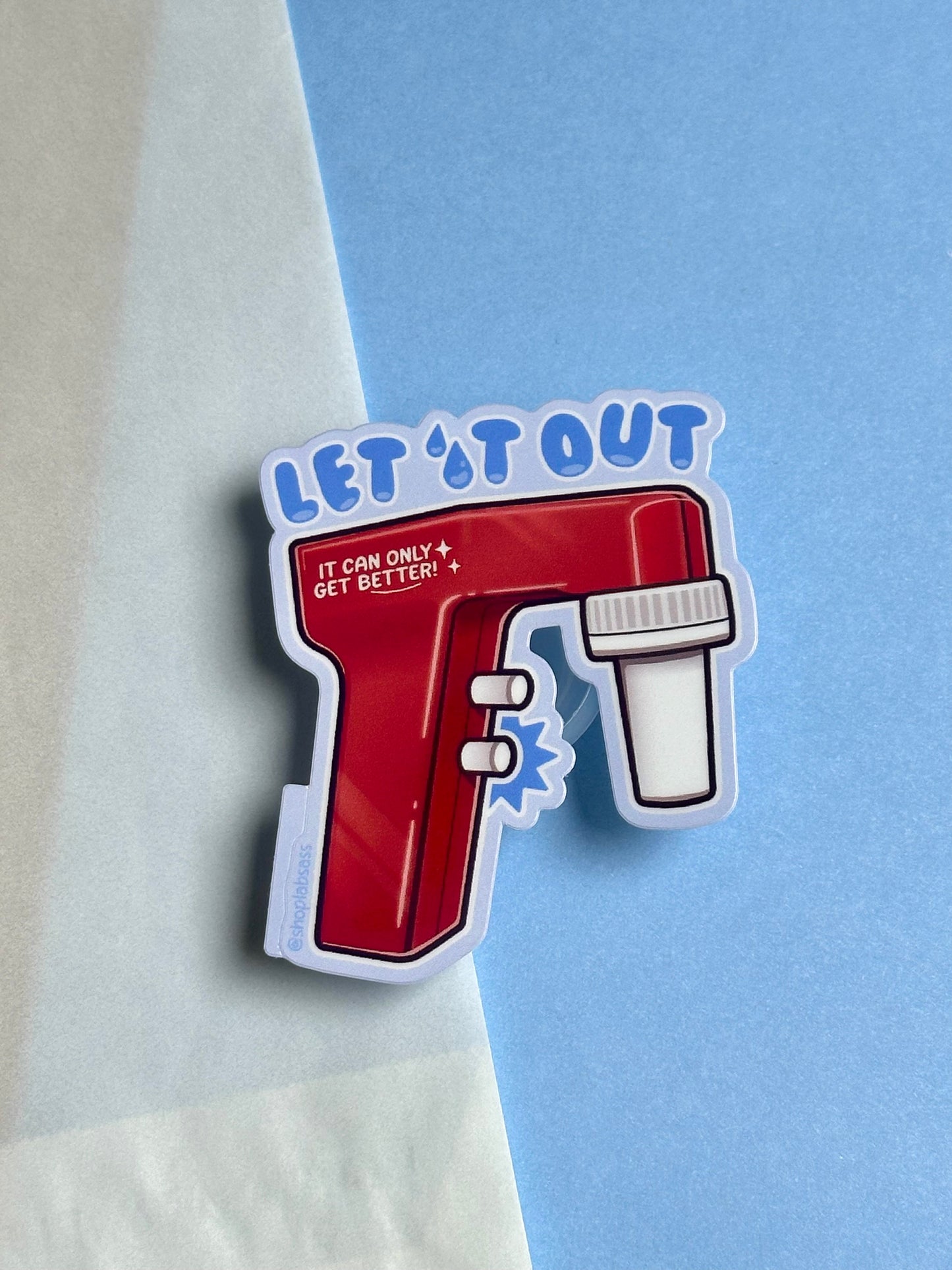 Let It Out Serological Pipette Vinyl Sticker
