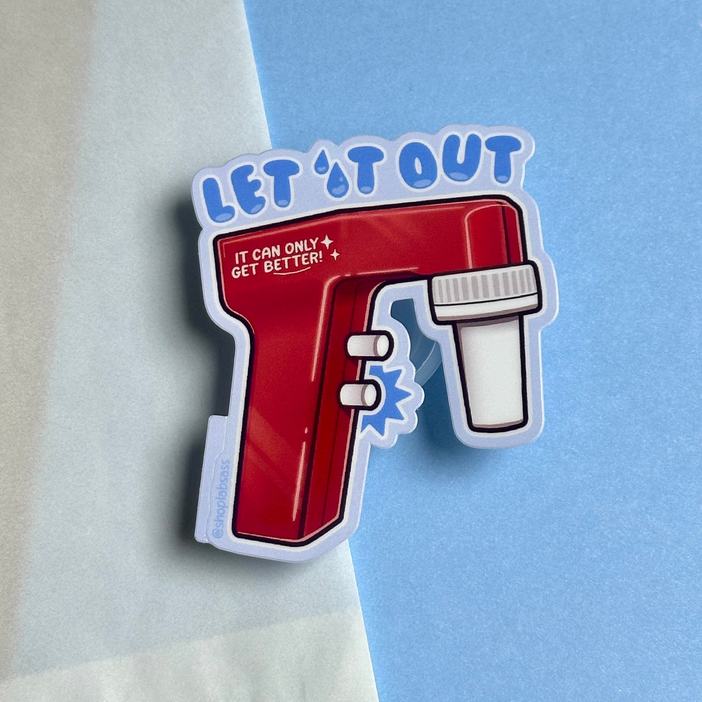 Let It Out Serological Pipette Vinyl Sticker